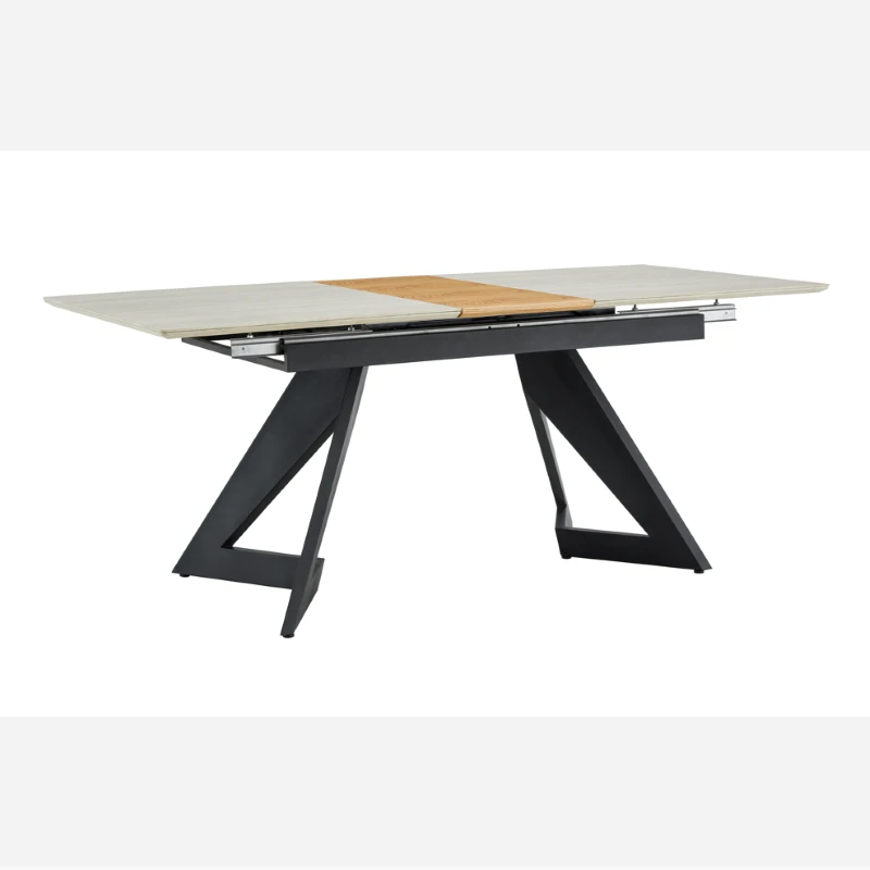 Extendable MDF Dining Table With Metal Legs price